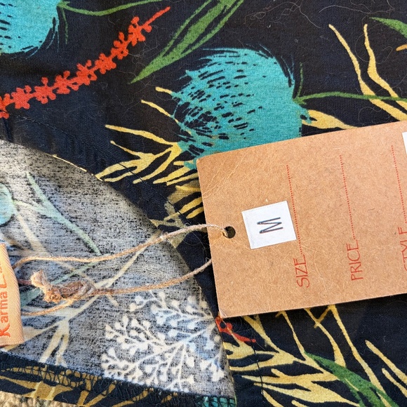 Karma East Mabel Dress – Thistle Print – NWT – Structured Cotton – Size M - Picture 3 of 7